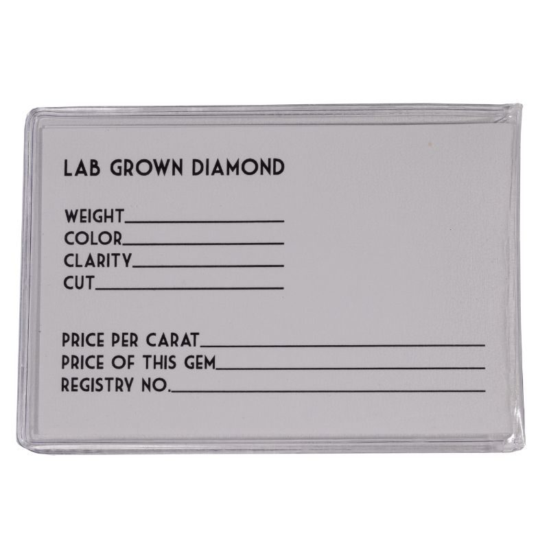 standard gemfile for lab grown diamond